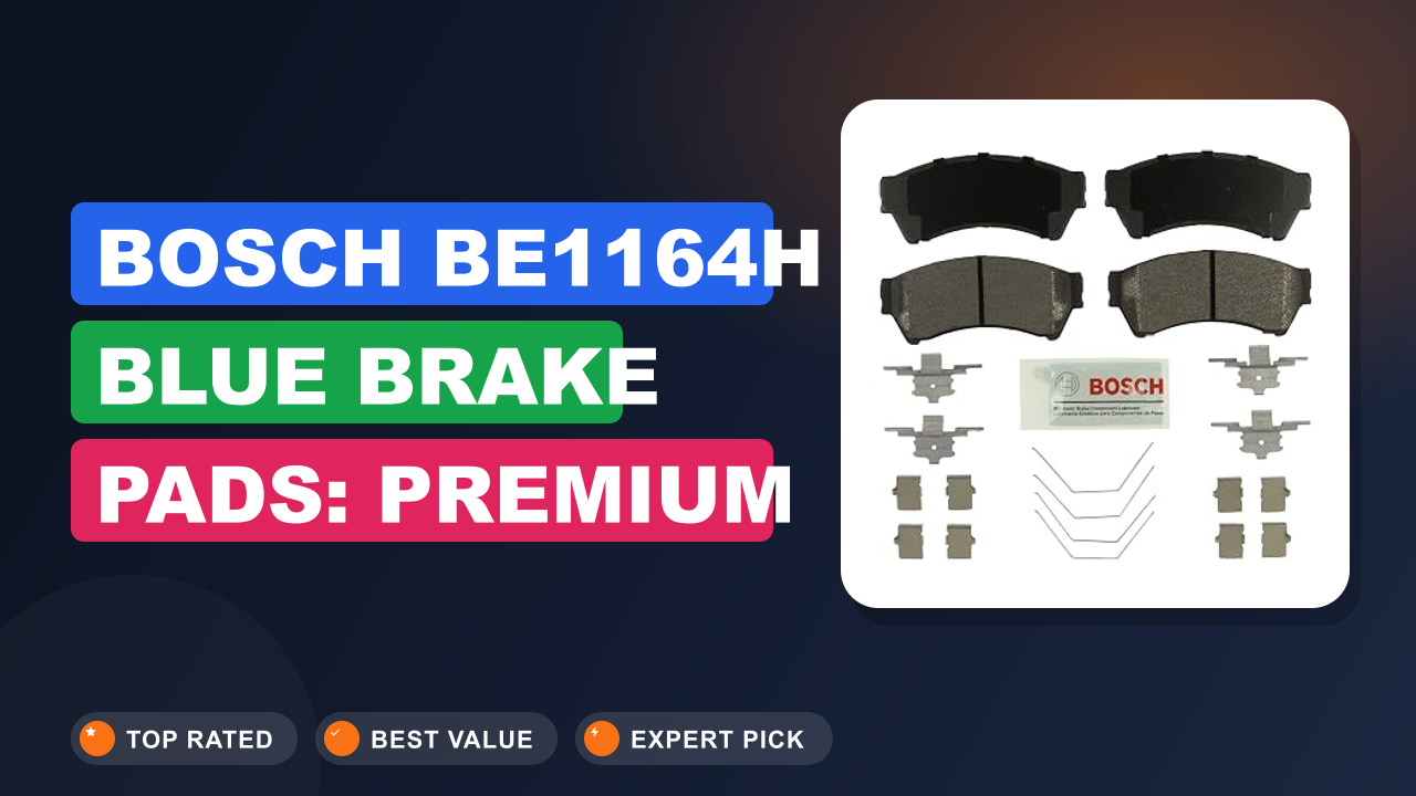 Bosch BE1164H Blue Brake Pads: Premium Ceramic Performance