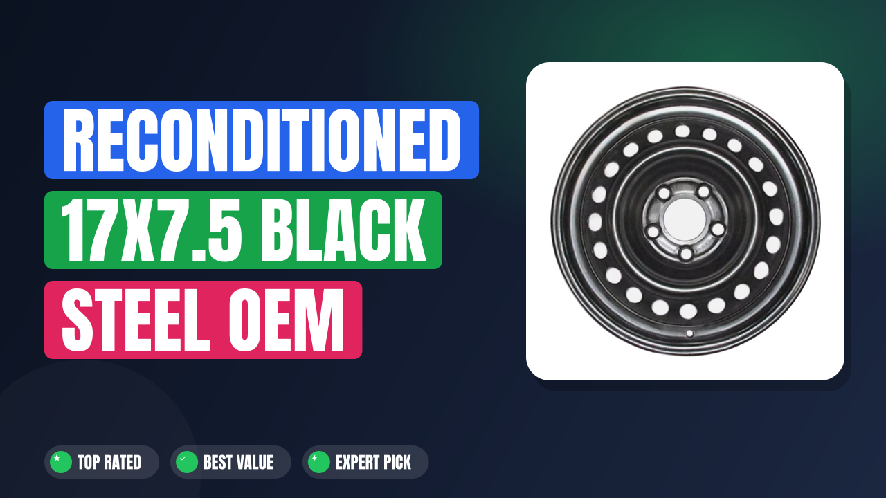 Reconditioned 17x7.5 Black Steel OEM Wheels: Buy Smart