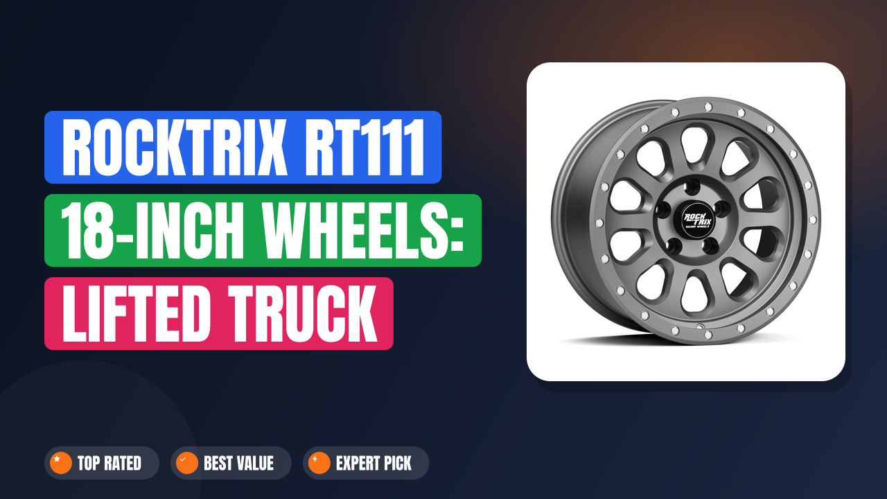 RockTrix RT111 18-Inch Wheels: Lifted Truck Perfection