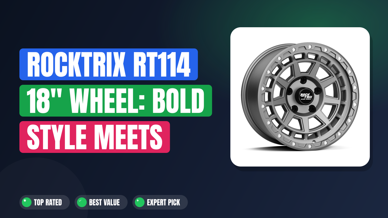 RockTrix RT114 18" Wheel: Bold Style Meets Built Tough